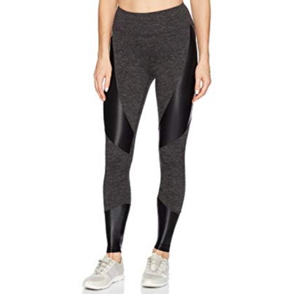 Koral Forge Paneled Mid-Rise Leggings Gray XS